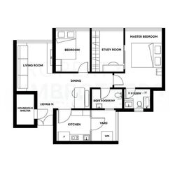 Blk 315B Waterway Cascadia (Punggol), HDB 4 Rooms #561481301